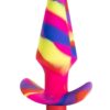 Avant Free Spirit Scarlet Silicone Vibrating Anal Plug - Multicolor