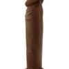 Dr. Skin Plus Posable Dildo 6in - Chocolate