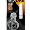 Stay Hard Vibrating Tongue Ring - Clear/Silver