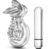 Stay Hard Vibrating Tongue Ring - Clear/Silver