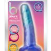 B Yours Morning Dew Dildo 5in Sapphire - Blue/Aqua