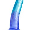 B Yours Morning Dew Dildo 5in Sapphire - Blue/Aqua