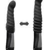 Temptasia Lazarus Rechargeable Silicone Thrusting Dildo - Black