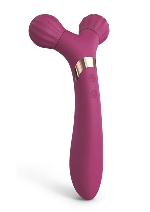 Fireball Rechargeable Silicone Vibrator - Plum Star