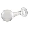 Gender X The Baller Glass Anal Plug - Clear