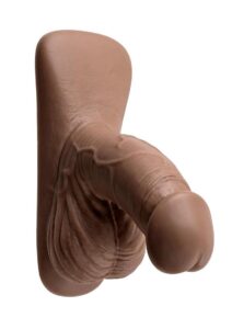 Gender X Silicone Packer Dildo 4in - Chocolate