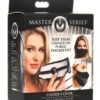 Master Series Under Cover Ball Gag Face Mask - Black