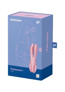 Satisfyer Threesome 1 Rechargeable Silicone Vibrator - Pink