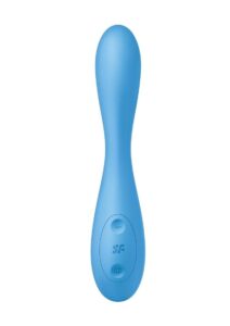 Satisfyer G-Spot Flex 4+ Rechargeable Silicone Vibrator - Blue