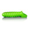 Ouch! Swirl Strechy Penis Sleeve Glow in the Dark - Green
