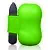 Ouch Vibrating Masturbator Glow in the Dark - Green