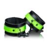 Ouch Ankle Cuffs Glow in the Dark - Green
