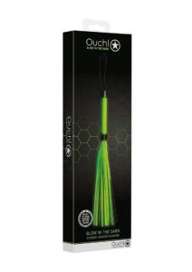 Ouch! Flogger Glow in the Dark - Green