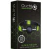 Ouch! Solid Ball Gag Glow in the Dark - Green