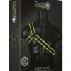 Ouch! Gladiator Harness Glow in the Dark - Large/XLarge - Green