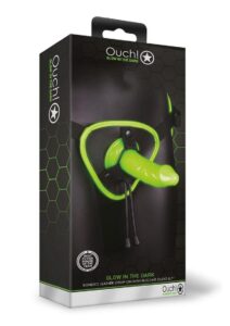 Ouch! Strap-On Harness Glow in the Dark - Green