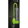 Ouch! Classic Penis Pump Glow in the Dark - Green