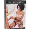 Saffron Thigh and Wrist Cuff Set - Red/Black