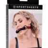 Saffron Silicone Bit Gag - Red/Black