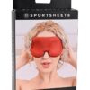 Saffron Blindfold - Red/Black