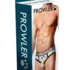 Prowler White Oversized Paw Brief - XLarge - White/Rainbow