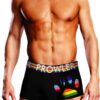 Prowler Black Oversized Paw Trunk - Large - Black/Rainbow