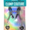 Sexy AF Nipple Clamps Hearts - Black