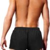 Prowler Oversized Paw Swimming Trunk - Medium - Black/Rainbow