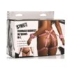 Strict Bondage Harness with Bows - Medium/Large - Pink