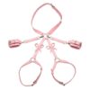 Strict Bondage Harness with Bows - Medium/Large - Pink