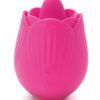 Skins Rose Buddies The Rose Flix Finger Rechargeable Silicone Clitoral Stimulator - Pink