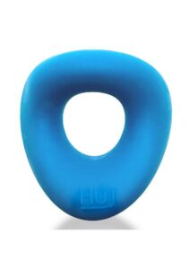 Hunkyjunk Form Surround Cock Ring - Teal Ice