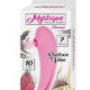 Mystique Suction Vibrating Rechargeable Silicone Massager - Pink