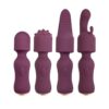 Lovers Kits Temptation Rechargeable Silicone Vibrator - Eggplant