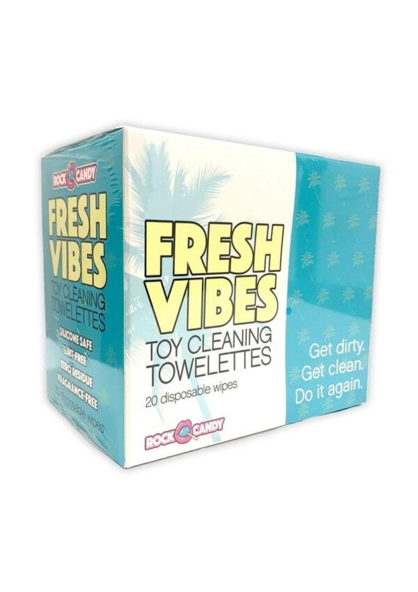 Rock Candy Fresh Vibes Toy Cleaning Wipes (20 per Box)