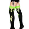 Leg Avenue Splatter Thigh Highs - O/S - Green