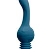 Revolution Earthquake Rechargeable Silicone Vibrator with Remote Control - Teal