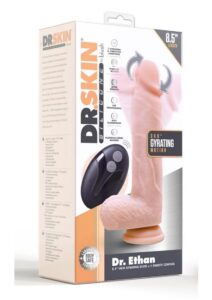 Dr. Skin Silicone Dr. Ethan Gyrating Dildo 8.5in - Vanilla