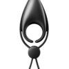 Satisfyer Men Sniper Rechargeable Silicone Vibrating Cock Ring - Black