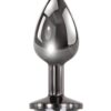 Playboy Tux Metal Anal Plug - Small - Black