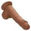 Silicone Studs Dual Density with Suction Cup Base 5in - Chocolate