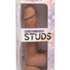 Silicone Studs Dual Density with Suction Cup Base 6.25in - Chocolate