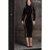 Le Desir Shade Carme XI Dress with Turtleneck - Queen - Black