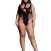 Le Desir Shade Cyllene XLVIII Body with Turtleneck - Queen - Black