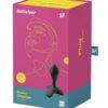 Satisfyer Game Changer Rechargeable Silicone Anal Plug - Black