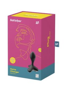 Satisfyer Game Changer Rechargeable Silicone Anal Plug - Black