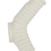 Vibrating Power Sleeve Ribbed Fit - White