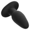 Bionic Pressure Rimming Probe Rechargeable Silicone Anal Stimulator - Black