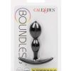 Boundless 2X Teardrop Silicone Anal Plug - Black