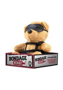 Bondage Bearz Bound Up Billy Stuffed Animal - Brown/Black
